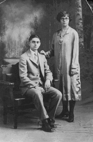 Pop and Mom's wedding picture